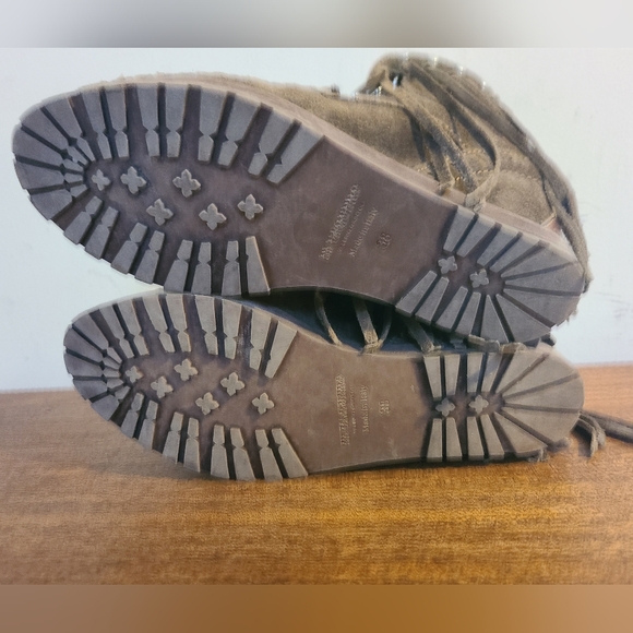 EL Vaquero Roseland Wornout Antiloupe Moccasin Boots Size 38 - Picture 7 of 8